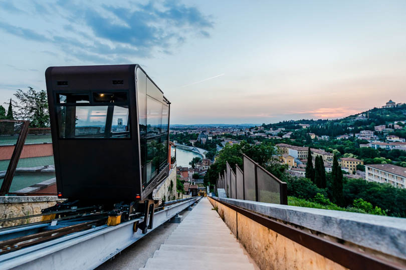 La funicolare di Castel San Pietro