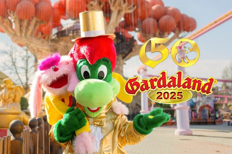 Il 2025 si festeggia il 50° anniversario di Gardaland con tante novità